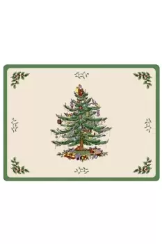 Image of Spode Christmas Tree Placemats Set of 6