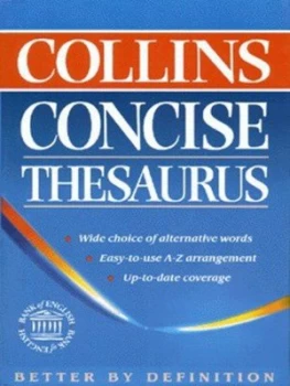 Image of Collins Concise Thesaurus Hardback