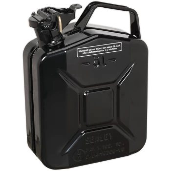 image of Sealey Metal Jerry Can 5l Black