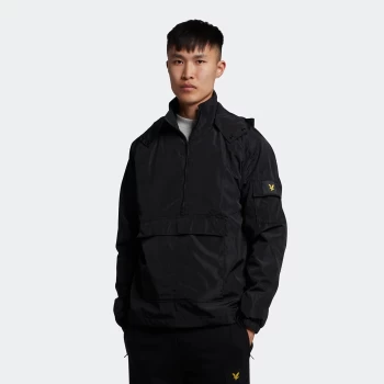 Image of Mens Casuals Pocket Overhead Jacket - Jet Black - L