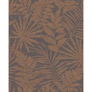 image of Superfresco Easy Fenne Dark Rust Brown Wallpaper 10m