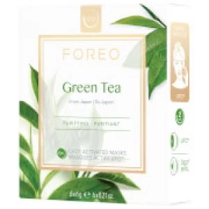 image of FOREO UFO Green Tea Purifying Face Mask (6 Pack)