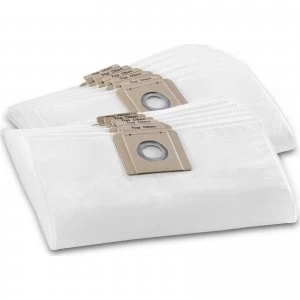 Image of Karcher M Class Fleece Filter Dust Bags for T 10/1 and 12/1 Vacuum Cleaners Pack of 10