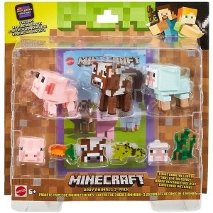Image of Minecraft Baby Animals Comic Mode 3-pack With Animal Accessories