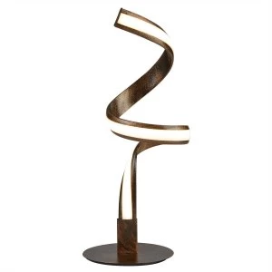 Image of LED Table Lamp Rustic Brown