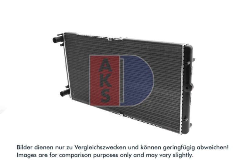 Image of AKS DASIS 041001N Engine radiator Aluminium, Mechanically jointed cooling fins Radiator,engine cooling (470)