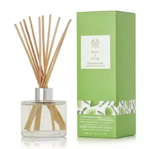 image of The Body Shop Basil & Thyme Reed Diffuser