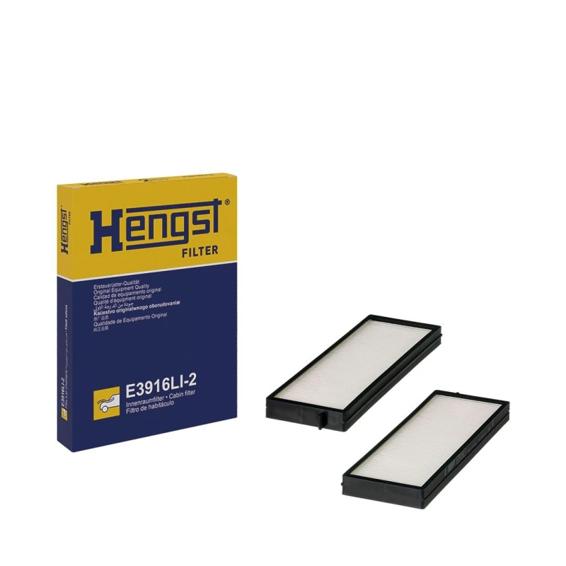 Image of HENGST FILTER E3916LI-2 Pollen filter Filter,interior air (424)