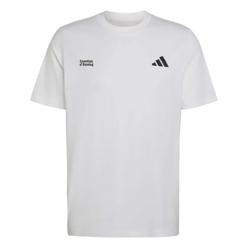 Image of T-Shirt adidas Run Essentials Graphic Blanc Male XL