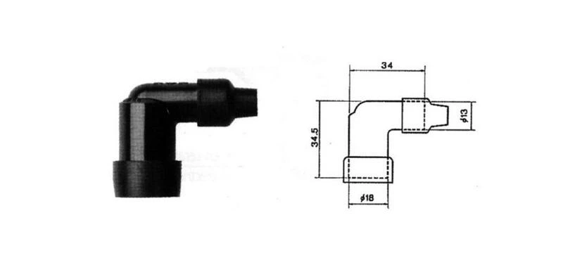Image of NGK Spark Plug Cap - LZEH