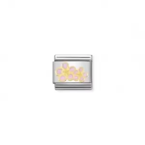 Image of Classic Gold Peach Flower Link 030278/16