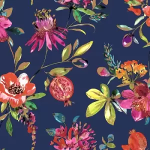 Image of Holden Decor Melgrano Navy Wallpaper