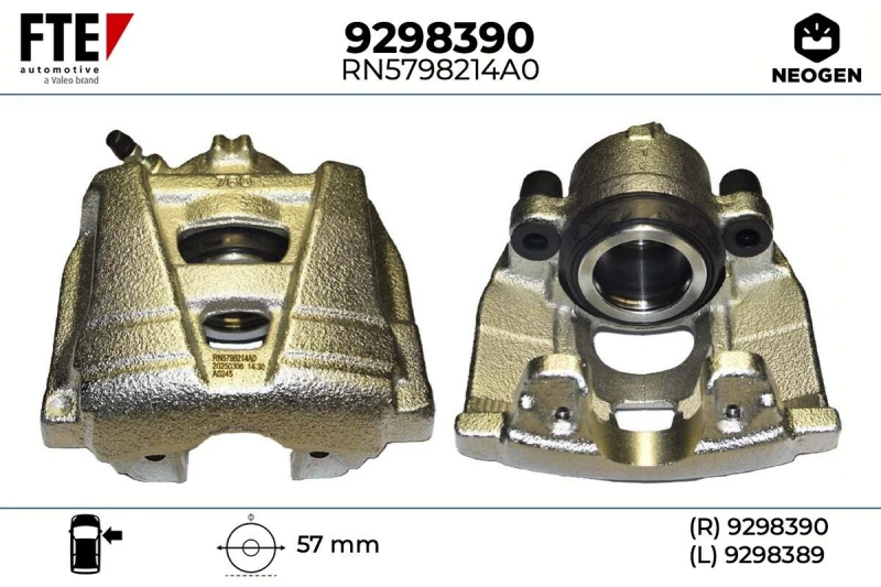 Image of Brake caliper FTE 9298390
