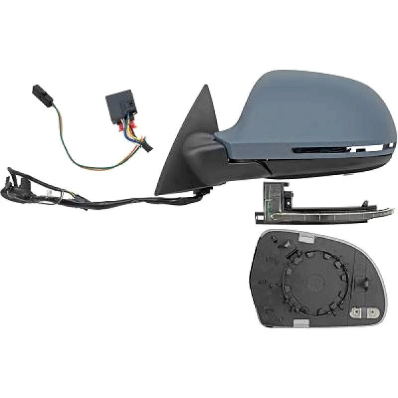 Image of DIEDERICHS 1027247 Wing mirror Left, Complete Mirror, primed Outside Mirror (50)