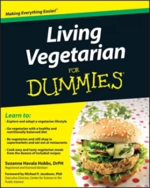 Image of Living vegetarian for dummies by Suzanne Havala Hobbs