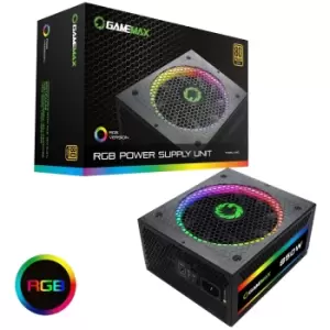 image of Game Max RGB-850 V2 80 Plus Gold Rated PSU Modular 850W Power Supply Unit