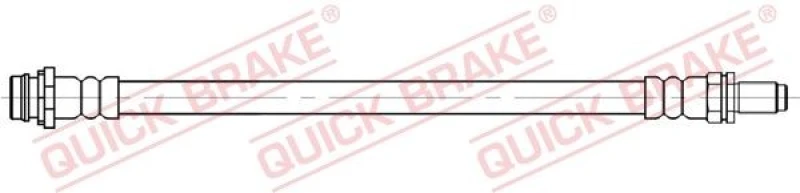 Image of QUICK BRAKE Brake hose QUICK BRAKE 37.049