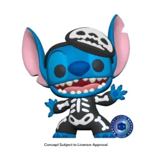 image of PIAB EXC Disney Lilo & Stitch Skeleton Stitch Funko Pop! Vinyl