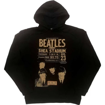 image of The Beatles - Shea '66 Unisex Large Hoodie - Black