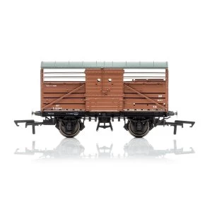 Image of Hornby Dia.1530 Cattle Wagon British Railways 552345 Era 4 Model Train