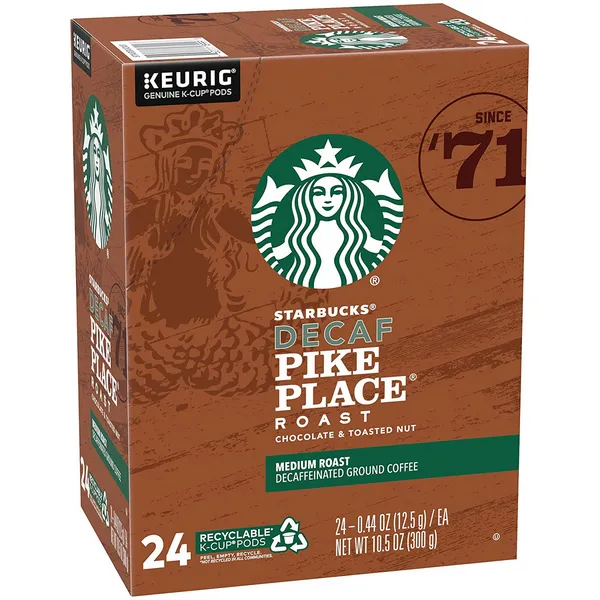 Image of Starbucks Pike Place Roast Coffee Pods 24 Packs