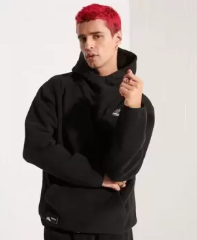 Image of Superdry Mens Mountain Sport Fleece Hoodie Black - Size: L