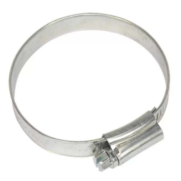 image of Genuine SEALEY SHC2X Hose Clip Zinc Plated &#216;44-64mm Pack of 20