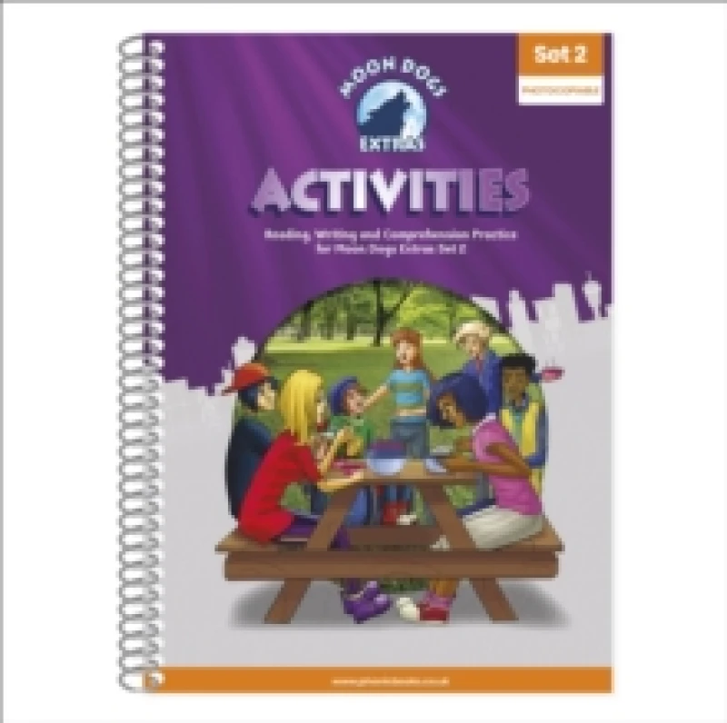 Image of Phonic Books Moon Dogs Extras Set 2 Activities : Adjacent consonants and consonant digraphs Spiral bound