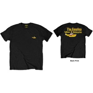 Image of The Beatles - Nothing Is Real Mens Large Short Sleeve T-Shirt - Black
