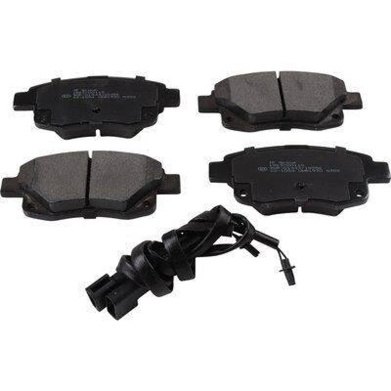 Image of JP GROUP 1563700110 Brake pad set JP Rear Axle, incl. wear warning contact Brake Pad Set,disc brake (402)