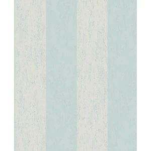 Image of Superfresco Easy Mercury Stripe Duck Egg Decorative Wallpaper - 10m