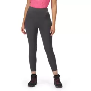 image of Regatta Womens Highton Pro Active Stretch 3/4 Leggings UK 12- Waist 29', (74cm)