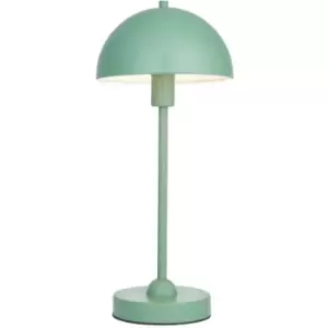 image of Endon Saroma Complete Table Lamp, Matt Myrtle Green Paint