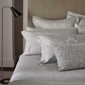 image of Zoffany Elswick Paisley Kingsize Duvet Cover, Quartz Grey