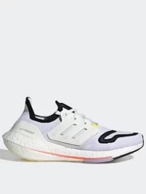 Image of adidas Ultraboost 22 Shoes, White/White, Size 3.5, Women