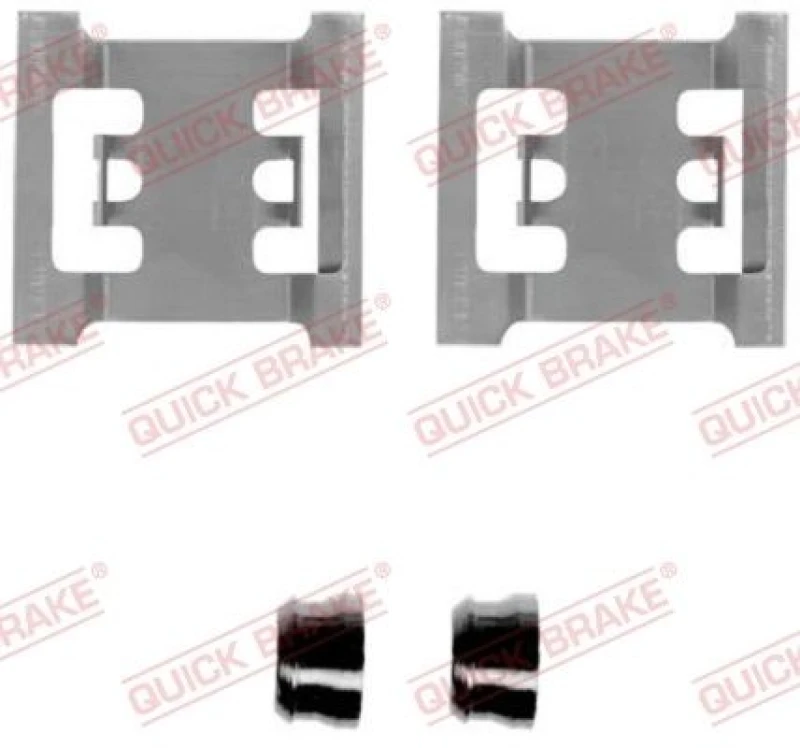 Image of QUICK BRAKE Brake pad fitting kit QUICK BRAKE 109-1145