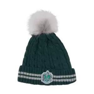 Image of Harry Potter Pom-Pom Beanie Slytherin