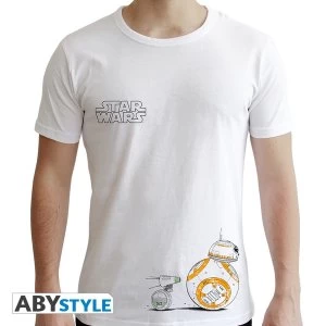Image of Star Wars - Droids Mens Large T-Shirt - White