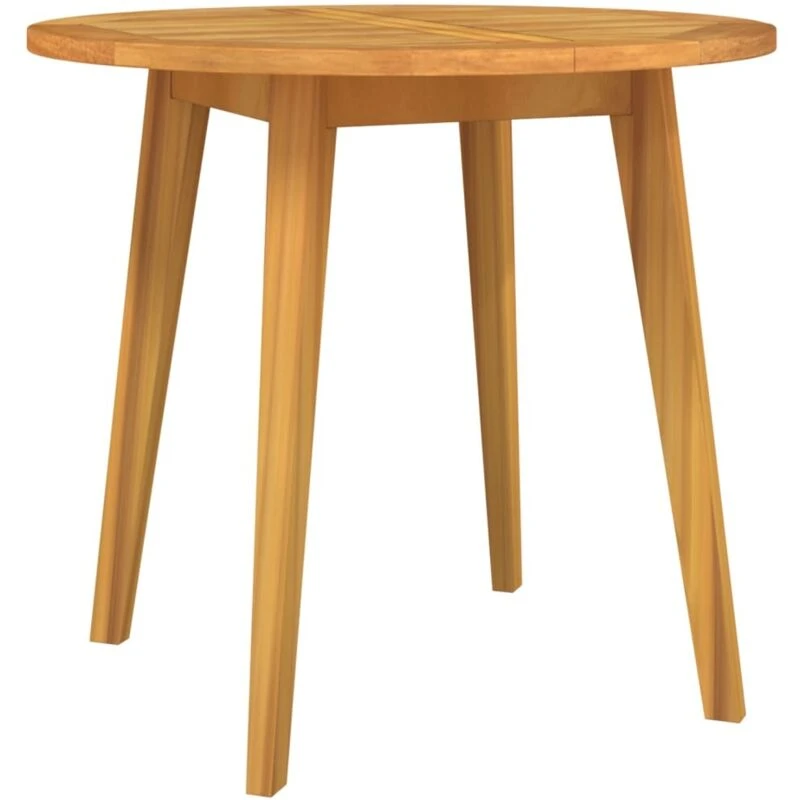 Image of vidaXL Garden Table 85x75cm Solid Wood Acacia, Brown 310299