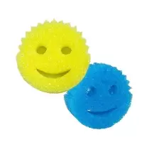 image of Scrub Daddy Colour Sponges - Yellow and Blue (2 Pack)