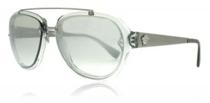 image of Versace VE4327 Sunglasses Transparent Grey 52066V 57mm