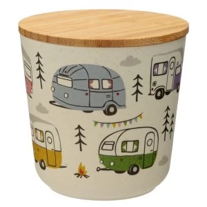 Wildwood Caravan Bamboo Composite Small Round Storage Jar