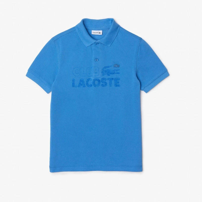 Image of Lacoste Unisex Kids Logo Short-Sleeve Polo Shirt Ethereal unisex 16Y