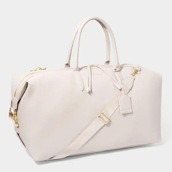 image of Katie Loxton Oxford Weekend Holdall in Off White KLB2667