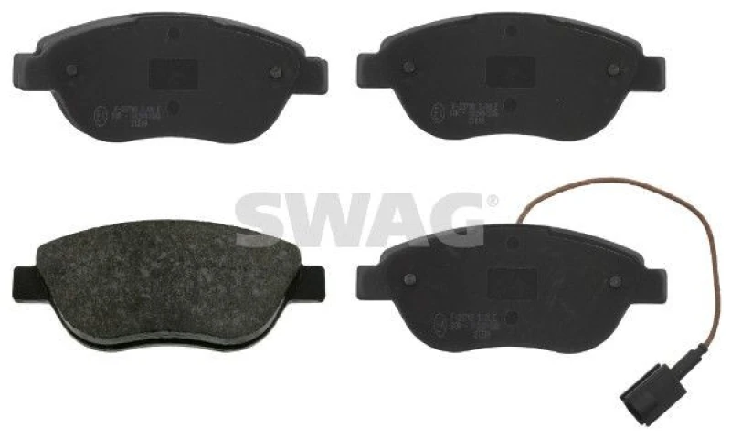 Image of Brake pad set SWAG 70 91 6554