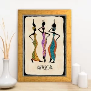 Image of AC1611498351 Multicolor Decorative Framed MDF Painting