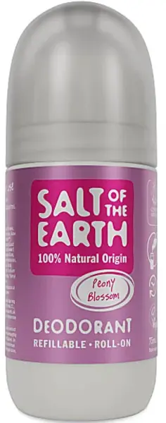 Image of Salt of the Earth Peony Blossom Refillable Roll On Deodorant 75ml