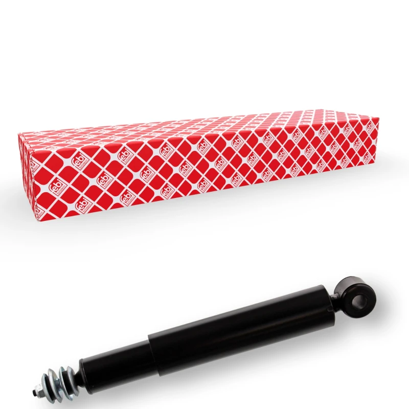 Image of FEBI BILSTEIN 20437 Shock absorber Rear Axle, Oil Pressure, Telescopic Shock Absorber, Bottom Pin Shock Absorber (854)
