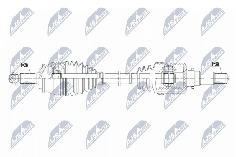 Image of NTY Drive shaft NTY NPW-SU-067