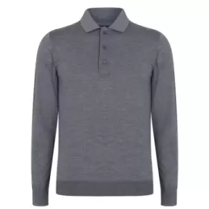 image of Paul And Shark Summer Polo Sweater - Grey